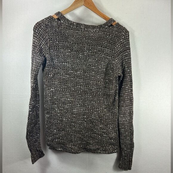 American Eagle Outfitters Brown Pullover Knit Sweater Size Small - Picture 3 of 5